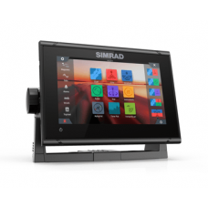 Simrad GO7 XSR 7-inch chartplotter and radar display with HDI transducer. C-MAP Insight Pro card